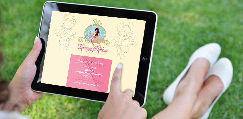 The Tanning Parlour - 1 Page Website Design