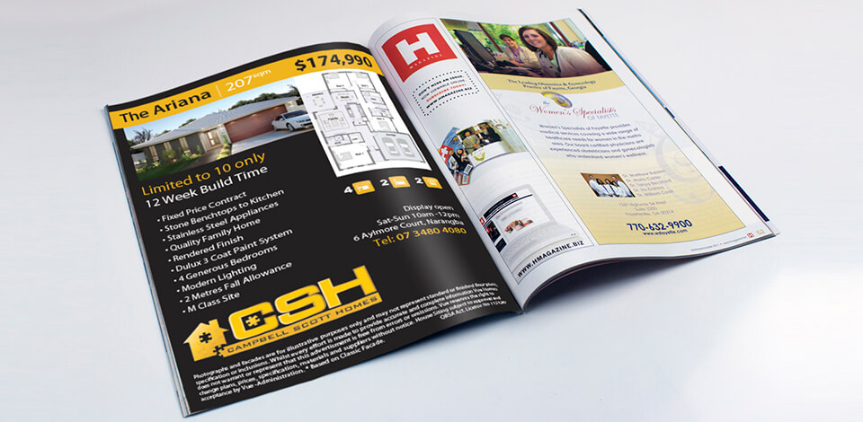 CSH - Magazine Advert Design