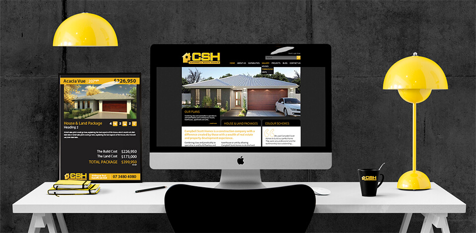 Campbell Scott Homes - Website Design