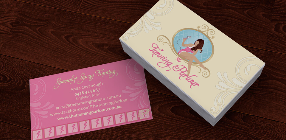 The Tanning Parlour - Loyalty Business Card Design