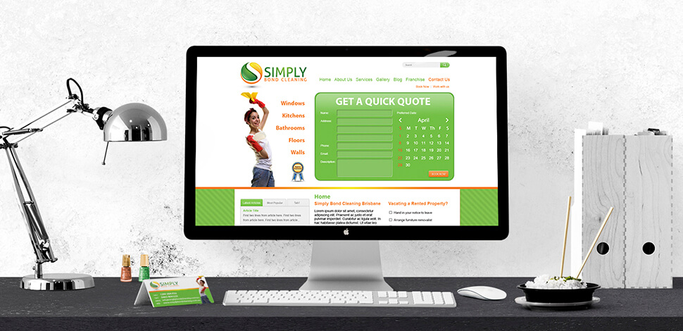 Simply Cleaning - Web & BC Design