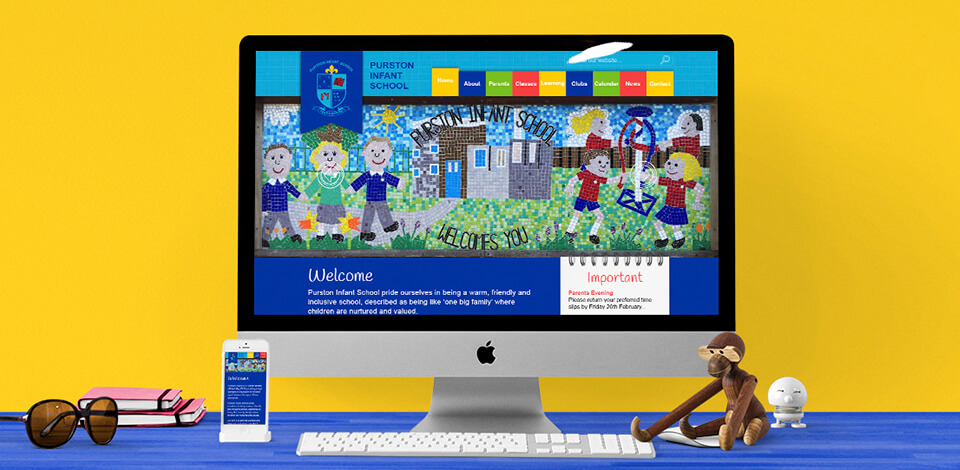 Purston Infant School Website Design