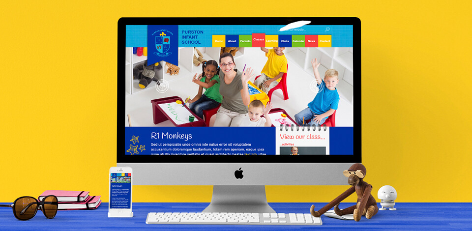 Purston Infant School Website Design
