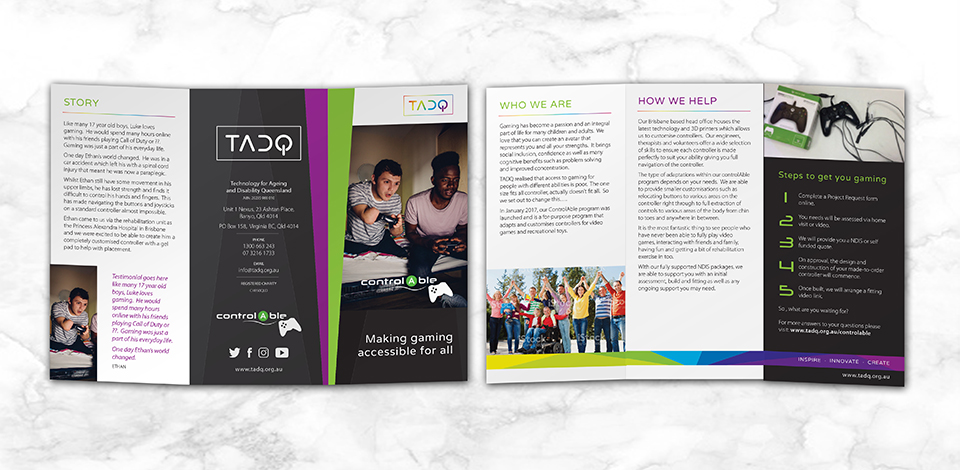 TADQ Company Brochure Design