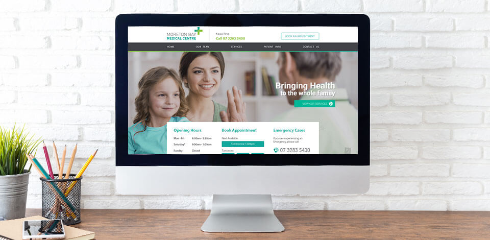 Moreton Bay Medical Centre Web Design