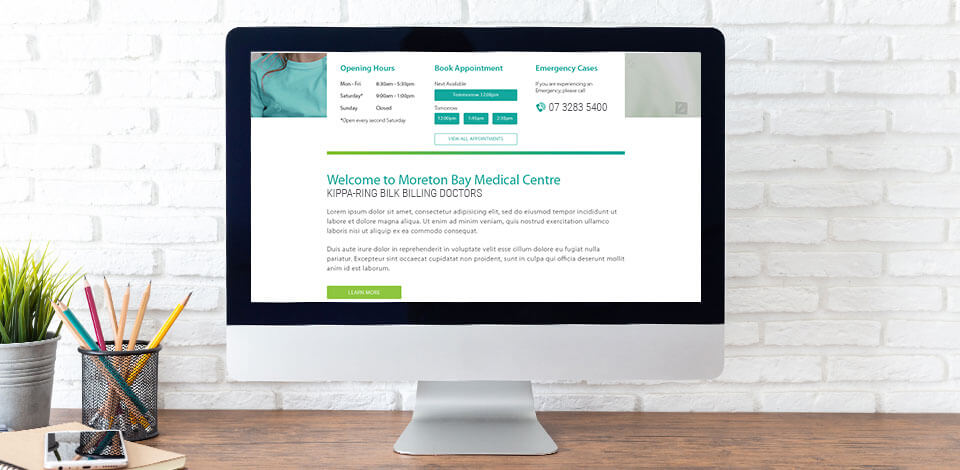 Moreton Bay Medical Centre Web Design
