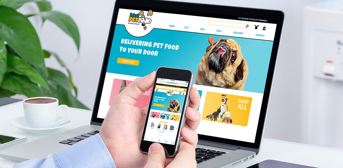 Pet Shop Website Design by Puro Design