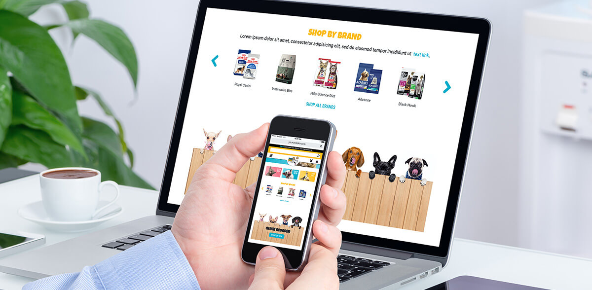 Pet Shop Website Design by Puro Design