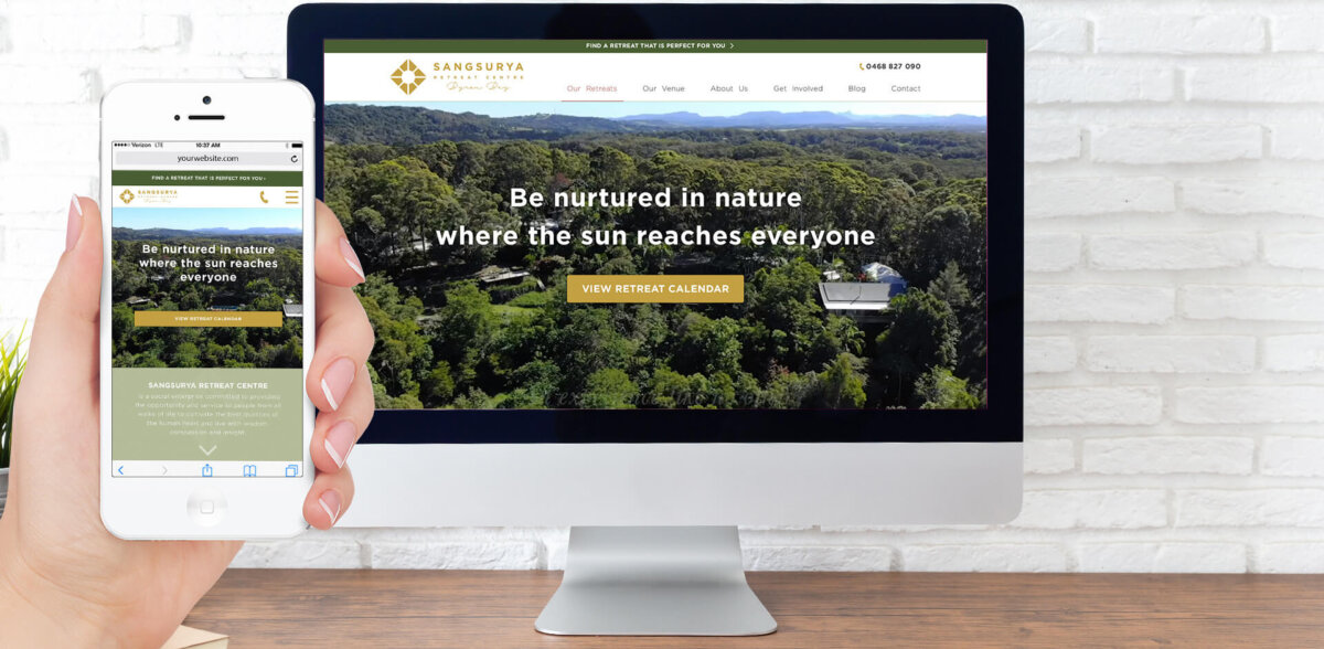 Sangsurya Retreat Centre Web Design