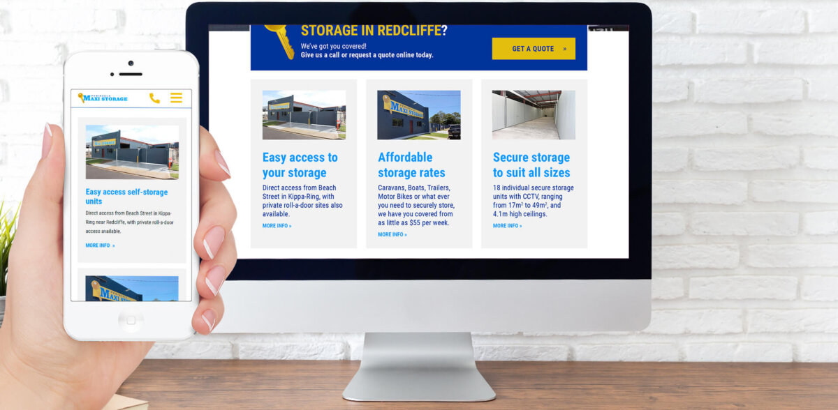 Peninsula Maxi Storage - Web Design