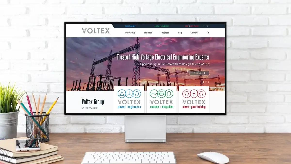 Voltex Website Design