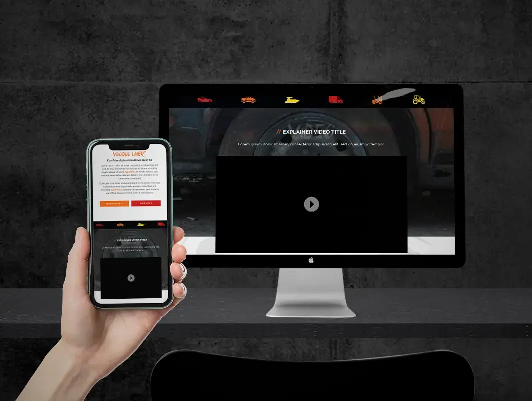 eCommerce Website Design Voodoo Liner