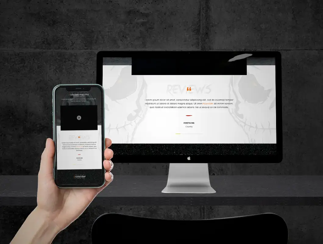 eCommerce Website Design Voodoo Liner