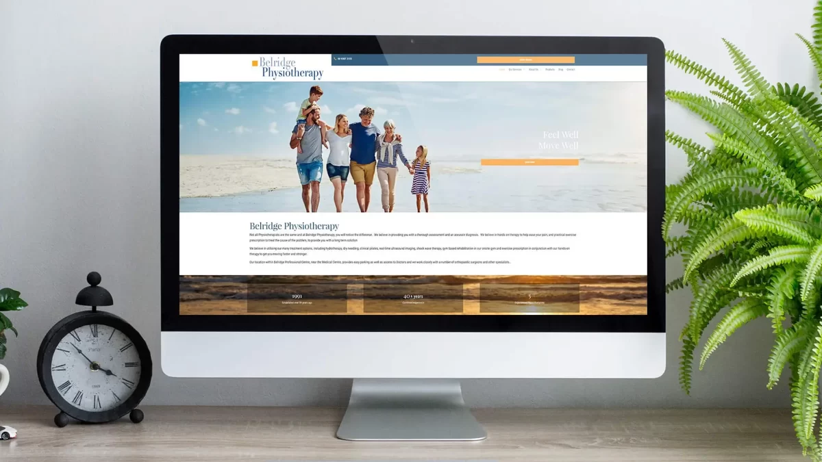 Belridge Physiotherapy Website Design Perth