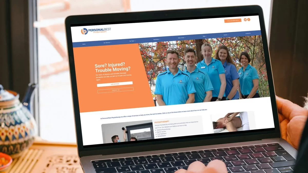 Personal Best Physiotherapy Website Design Melbourne