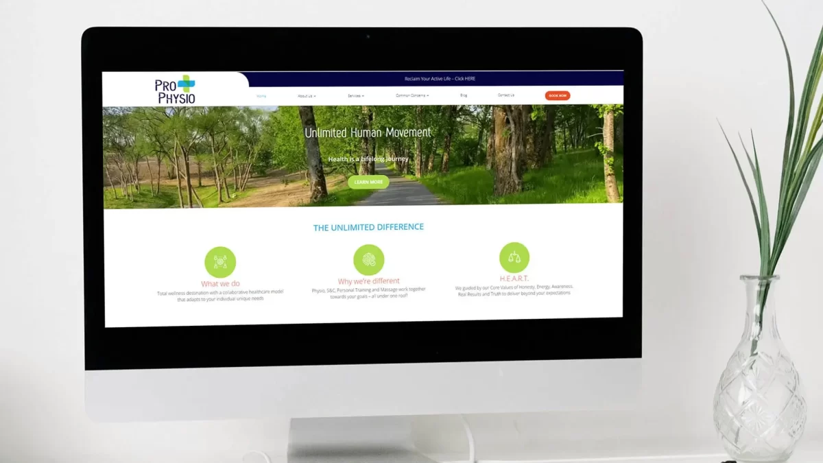 Pro Physio Plus Website Design Melbourne