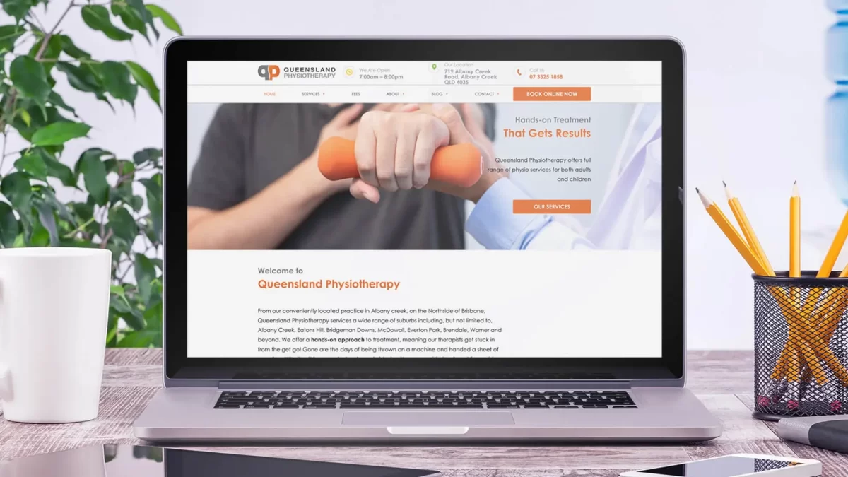 Qld Physiotherapy Website Design Brisbane