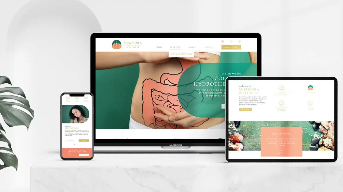 Puro Design - Redcliffe Wellness Centre Website Design