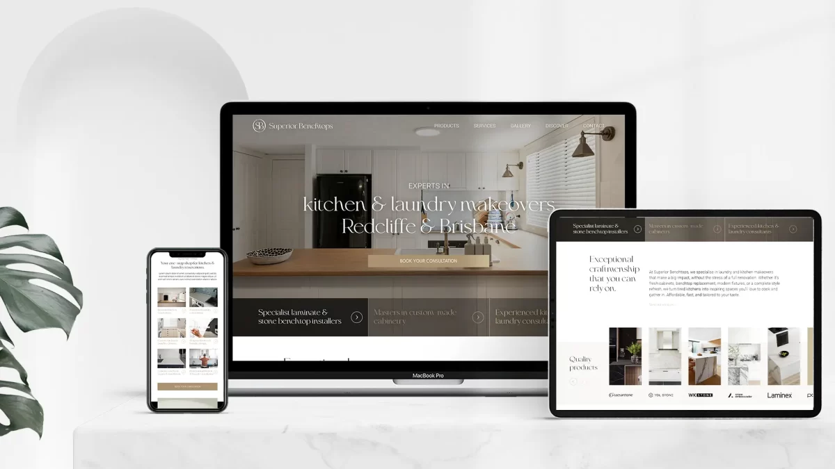 Puro Design - Redcliffe Kitchen Company Website Design
