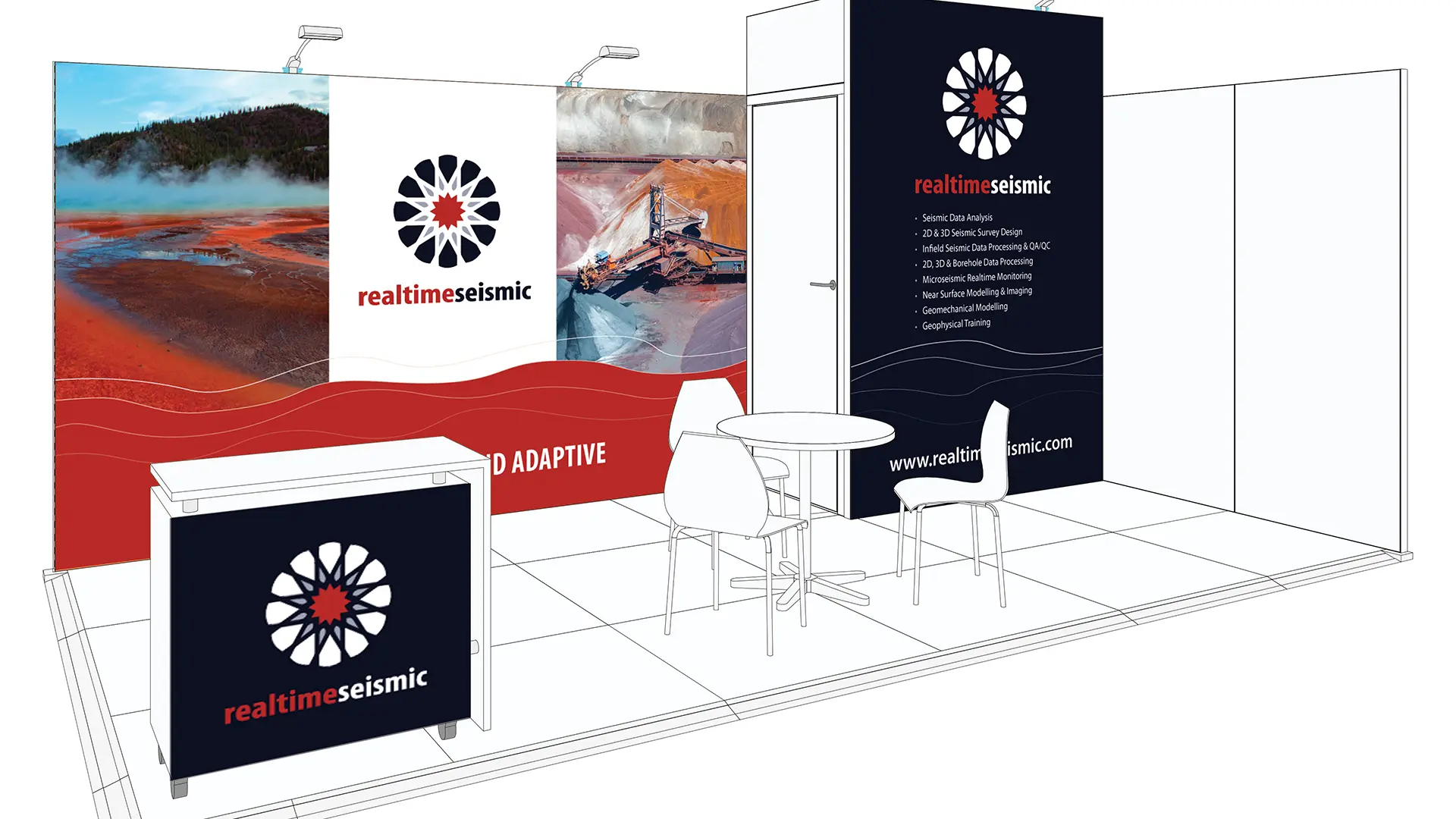Realtimeseismic Exhibition Stand Design Concept
