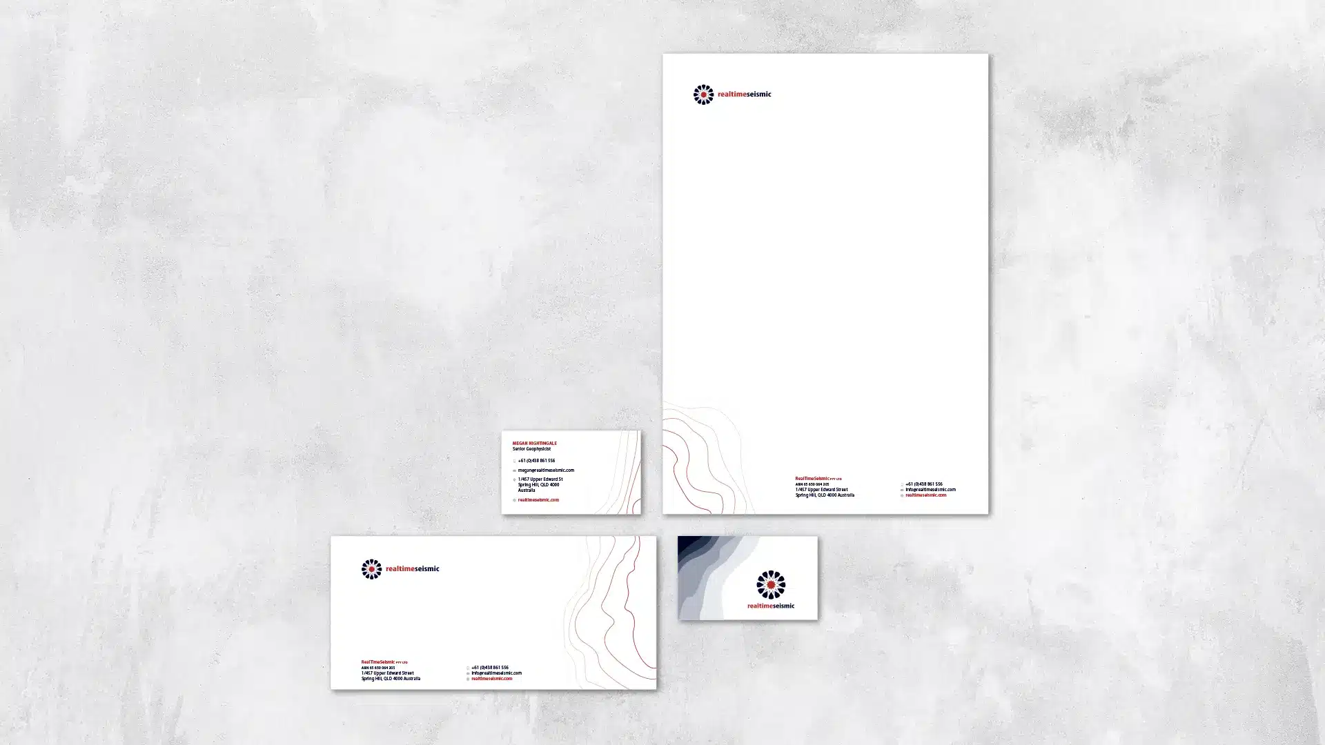 Realtimeseismic Logo & Stationery Design