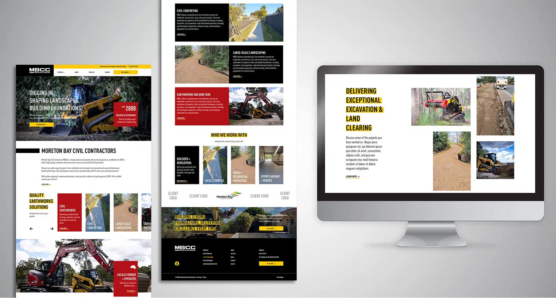 MBCC Website Design Layout