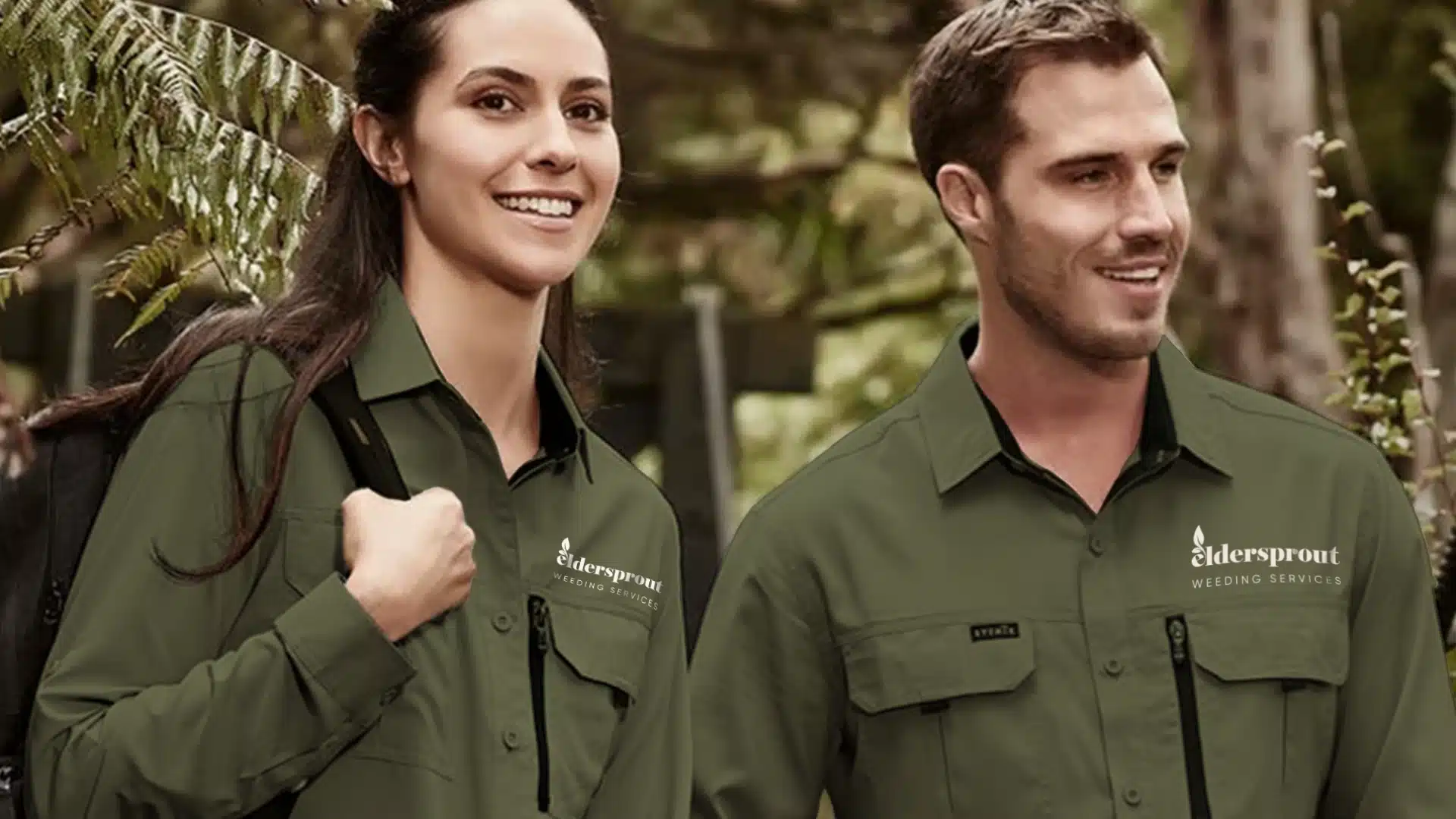 Eldersprout Weeding Services - Logo Design on Uniform